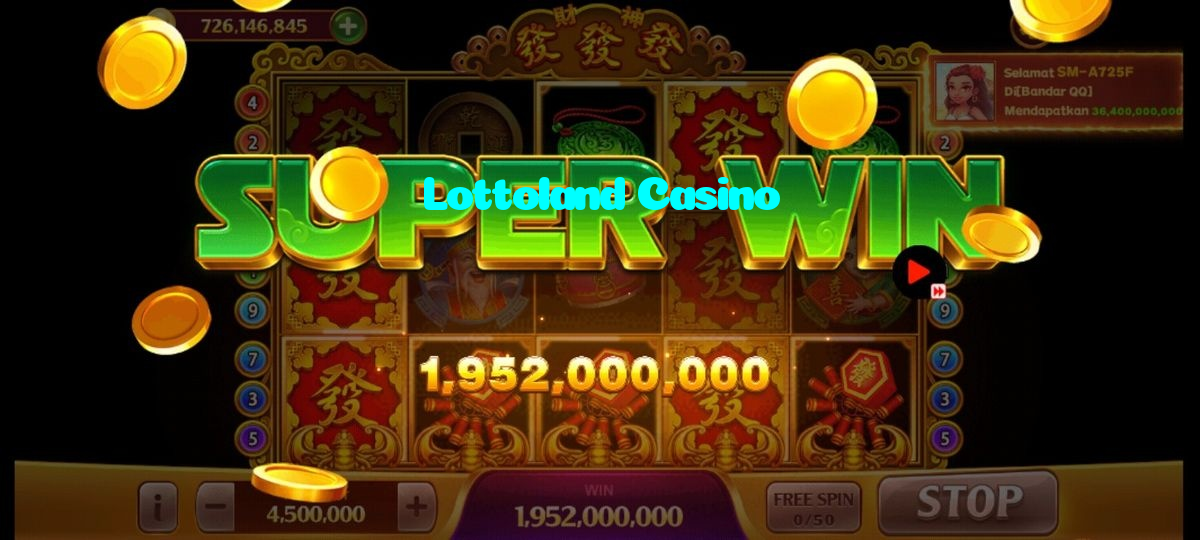 Lottoland Casino casino presented on mobile device in Pakistan with slots and live games